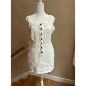 Jack By BB Dakota White Denim Romper Skort